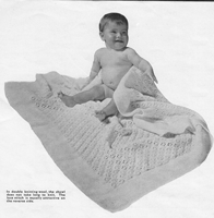 1940s shawl knitting pattern