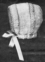 vintage baby bonnet 1920s