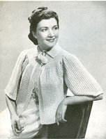 vintage bed jacket knitting pattern
