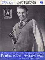 bairnswear mens knitting pattern sleeveless tank top 1930s