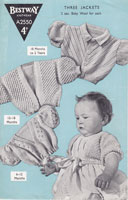 vintage baby knitting pattern for baby boleros 1940