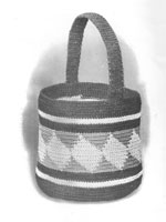 vintage ladies bag in crochet from 1933 