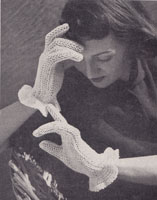 vintage knitting pattern hats 1950