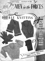 vintage wartime forces knitwear knitting pattern 