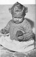 vintage baby cardigan knitting pattern