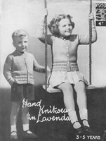 vintage childs fair isle knitting pattern cardigans 1940s