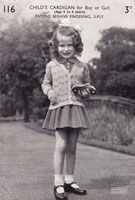 vintagegirls 1940sa cardigan in fair isle knitting pattern