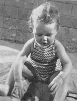 swim suit knitting pattern 1940s
