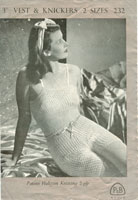vintage knitting patterns for ladies underwear