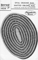 bestway 1426 knitted rug 1940s