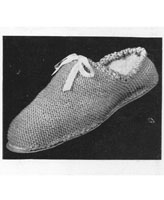 vintage bathroom slippers first world war knitting patterns