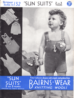 vintage todler sun suits and swim wear from 1930s and 1940s