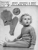 vintage baby out doors set 1940s