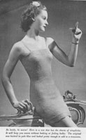 vintage ladies vest knitting pattern 1940s