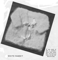 vintage baby matinee coat knitting pattern bunny wool angora 1930s weldon 84