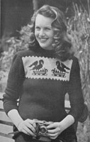 stars in wool booklet knitting pattern from 1940s fair isle designs