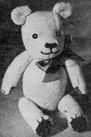 buckley bear knitting pattern from 1940s