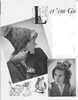vintage crochet had pattern for 1943 with 5 version USA