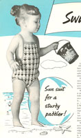 vintage swim suit for baby knitting patterns
