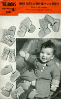 vintage babies knitting pattern