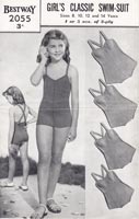 vintage childs swim suit 1940s
