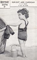 vintage childs swim suit 1940s