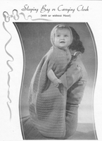 vintage baby cape knitting pattern 1940s
