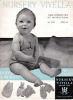 vintage baby sun suit knitting pattern 1930s