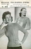 vintage 1940's knitting patterns