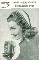 vintage ladies hat knitting pattern
