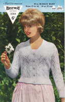 Great vintage knitting pattern for ladies summer cardigan