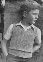 boys pullover knitting pattern 1940s