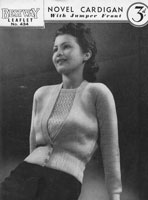 vintage Bestway knitting patterns 1930s