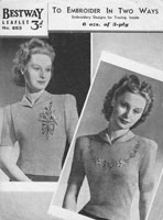 vintage bestway ladies knitting patterns 1930s