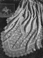 vintage baby shawl knitting patterns
