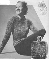 vintage ladies jumoer knitting pattern from 1936 to fit 36 inch bust knitted in thicker wool