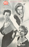 vintage shawl knitting pattern
