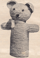 glove puppet knitting pattern teddy