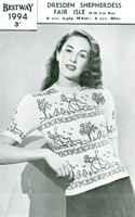 vintage fiar isle knitting pattern