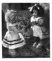 vintag miss rosebud doll knitting patterns 1952