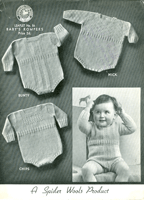 vintage baby romper knitting pattern
