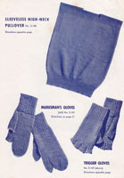 vintage knittingpatterns for US forces 1940's