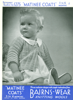 bairnswear baby dress knitting pattern