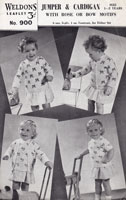 vintage babies fair isle cardigan jumper 1940s