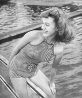 swim suit knitting pattern from early 1950s