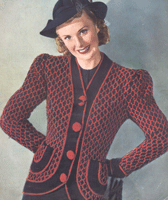 ladies jumper knitting pattern from 1941