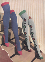 ladies stocking knitting pattern from 1941