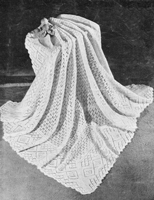 knitting pattern for baby shawl