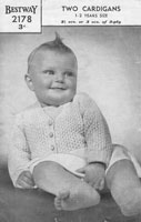 vintage baby cardigan knitting patterns 1940s