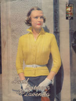 Fabulous vintage ladies cardigan knitting pattern